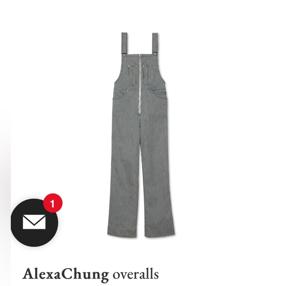 ALEXACHUNG Striped Overalls!!! - Picture 4 of 13